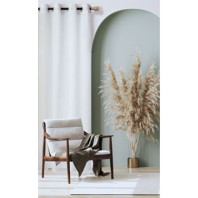 Firana z kółkami żakard WOW CHIC 140x270 off-whi